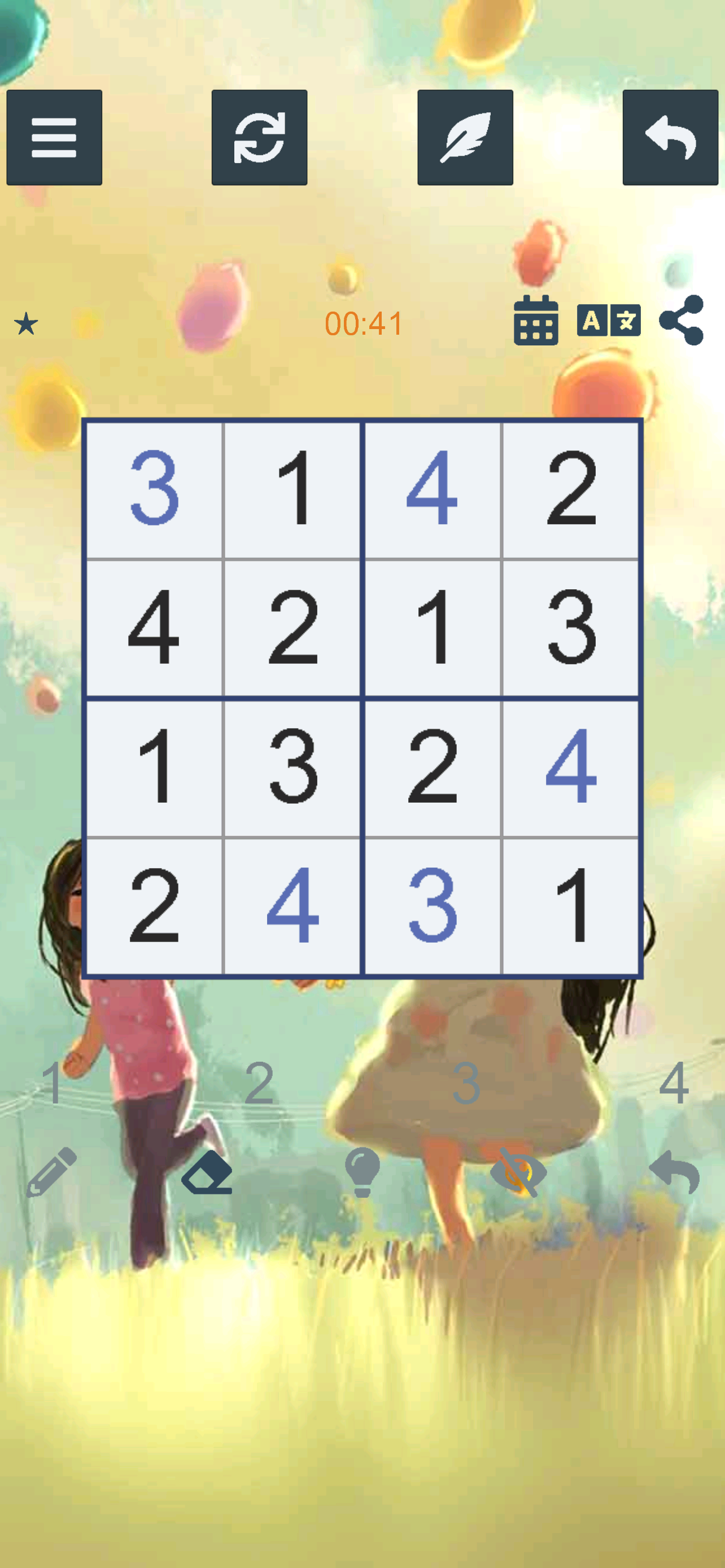 ™ Sudoku 4x4