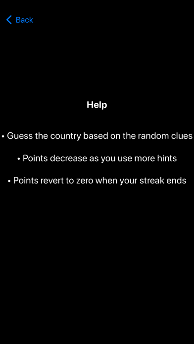 Country Guess Screenshot