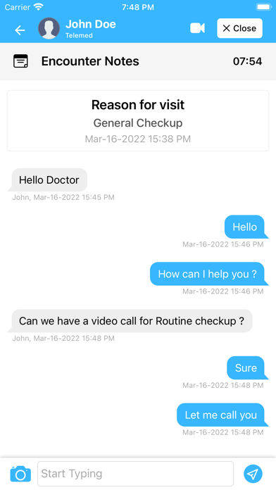 800 TeleMed For Providers Screenshot