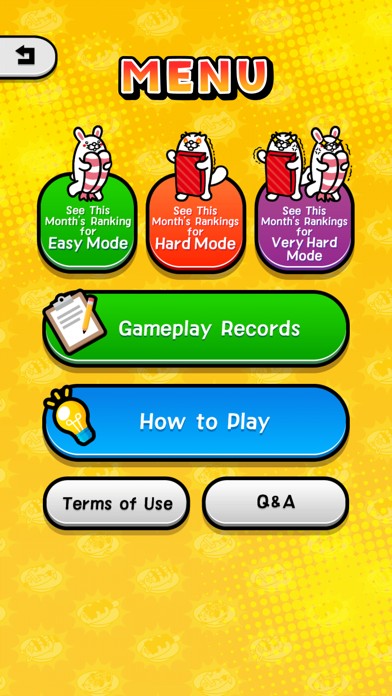 Sushiro Game App Screenshot