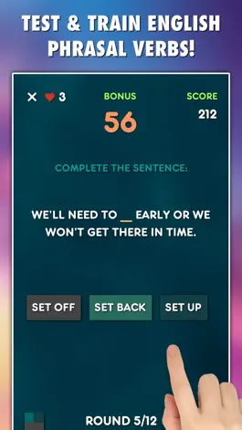 Game screenshot Phrasal Verbs Grammar Test mod apk