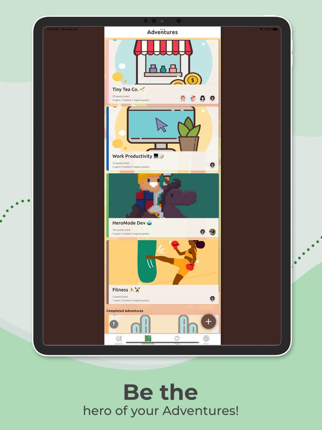 ‎HeroMode: Joyful Tasks & Goals Screenshot