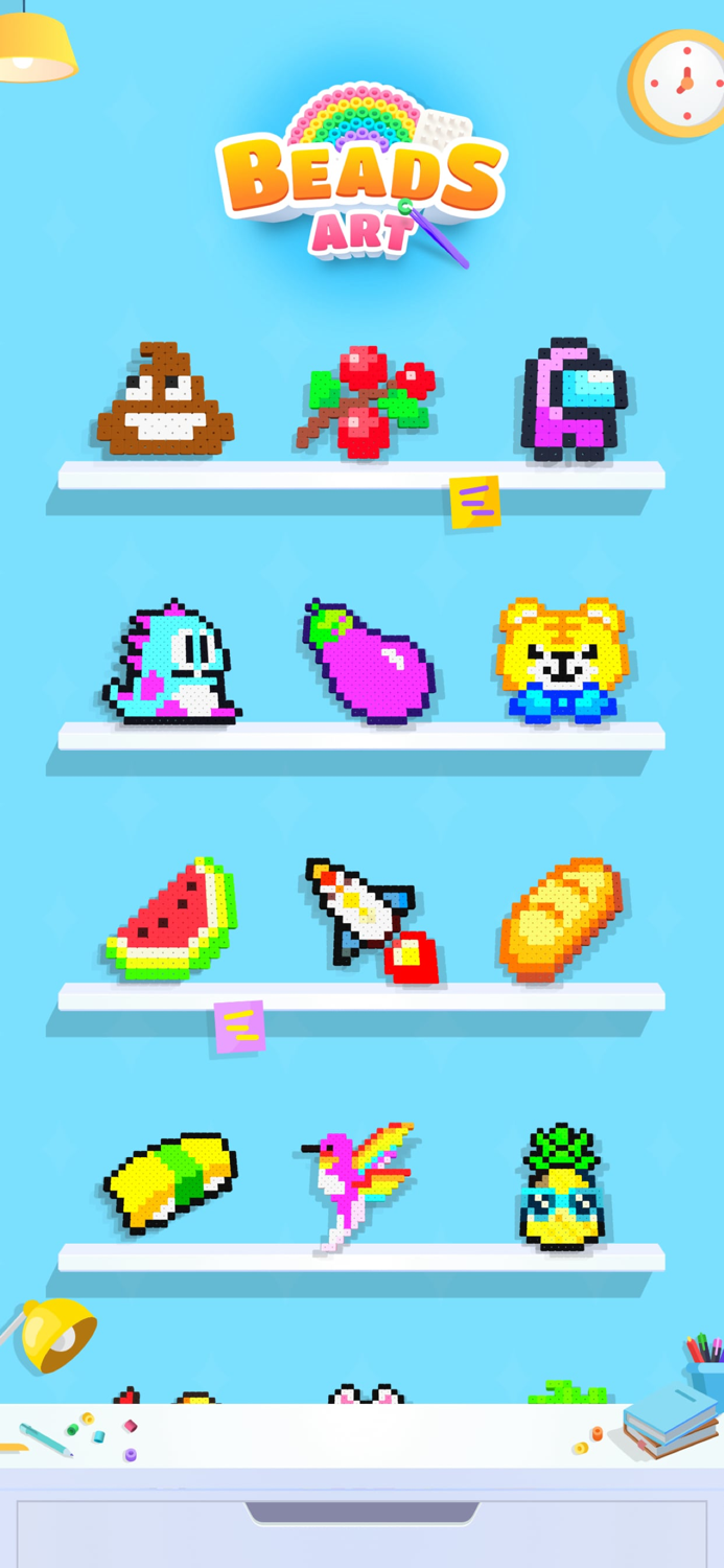 Bead Art Coloring Games