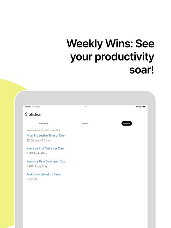 dailyblocks iPad screenshot 4 - Productivity app