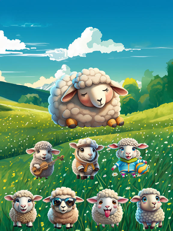 Screenshot #4 pour Wooly Sheep Stickers