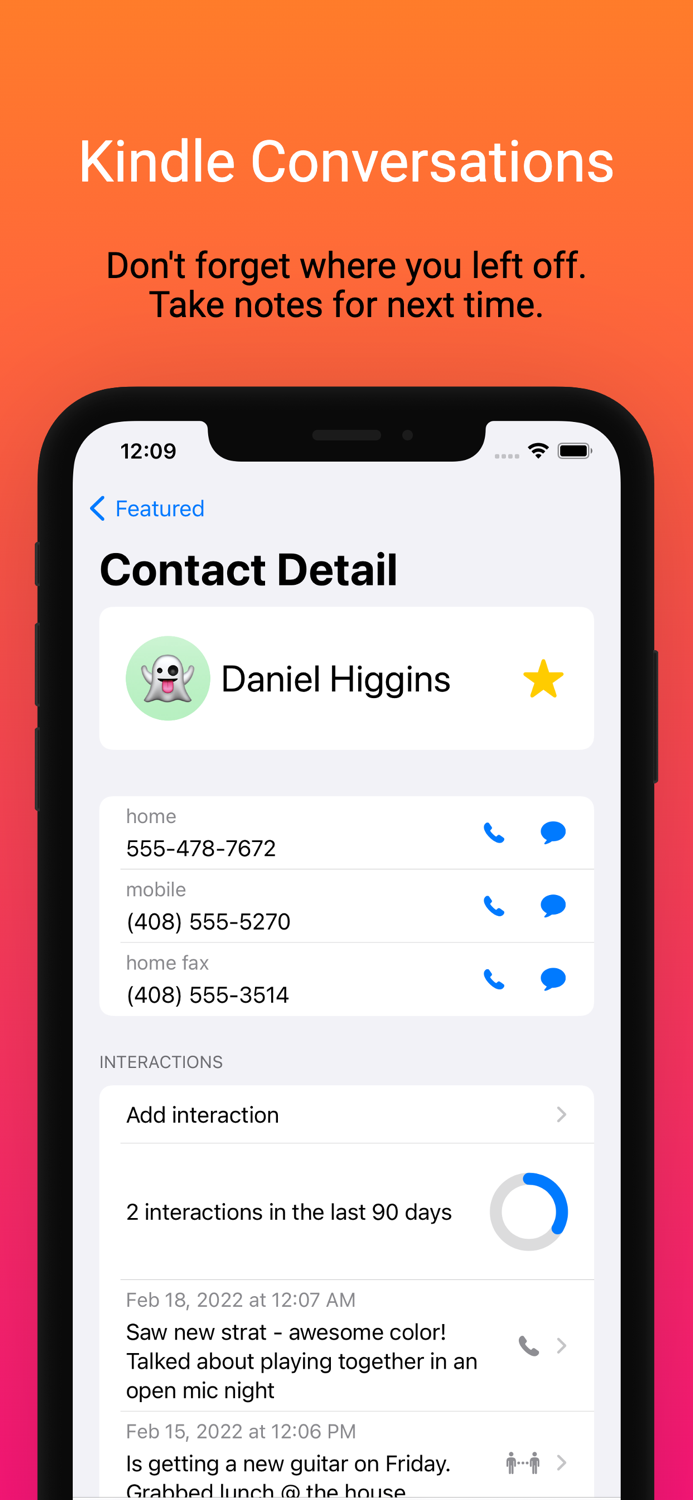 Sparkbook Stay in Touch