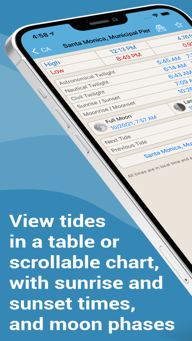 Tide Times USA - Tide Tables Screenshot