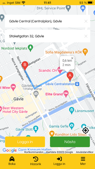 Screenshot #2 pour Gävle Taxi