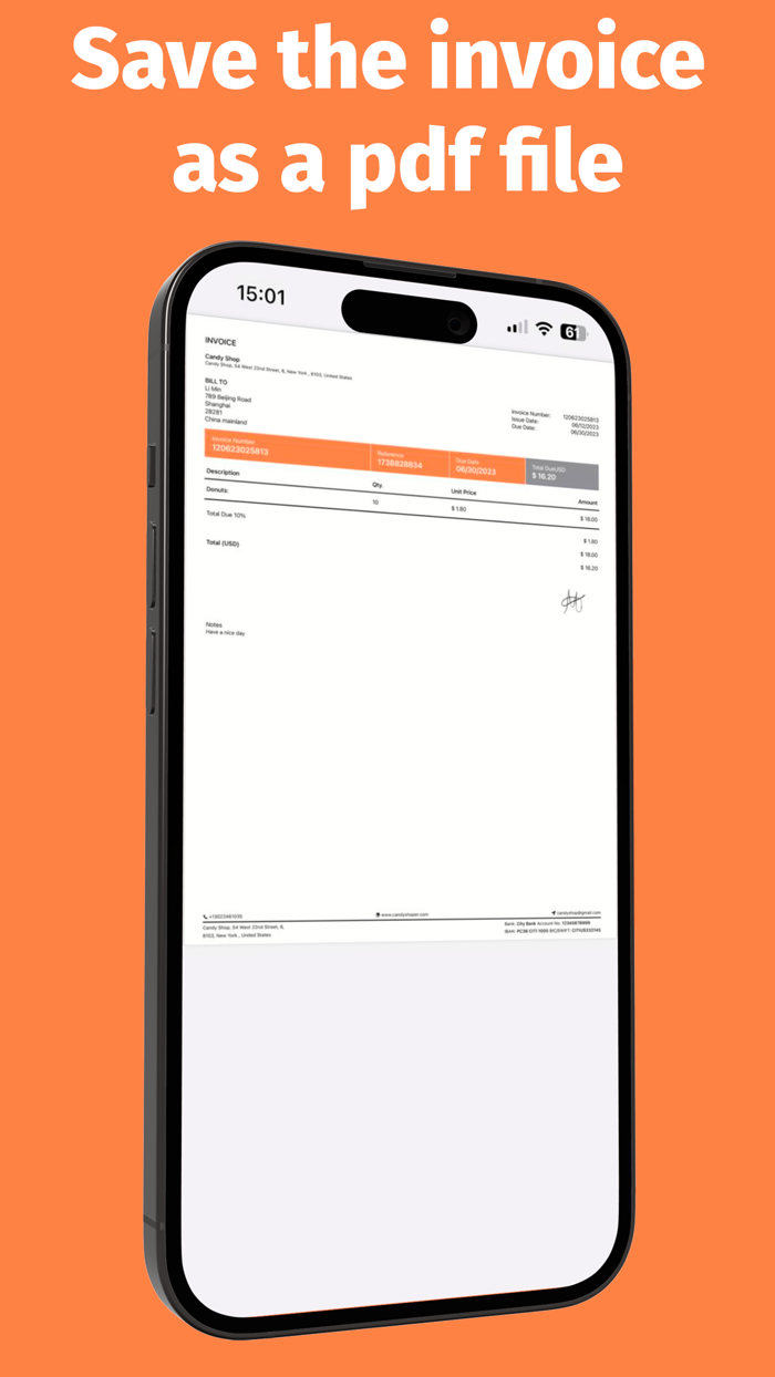 Invoice Maker Generate PDF