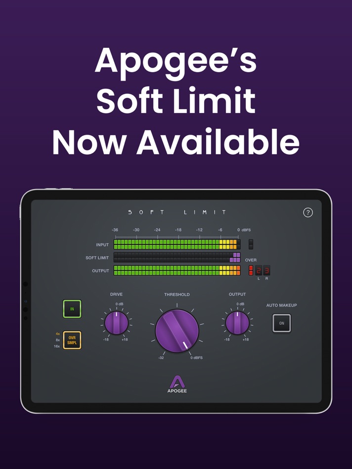 #1. Apogee Soft Limit (iOS) 由: Apogee Electronics Corp