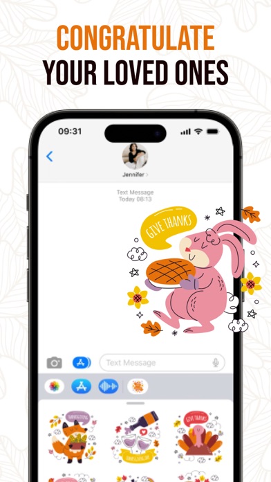 celebrate a happy Thanksgiving Screenshot