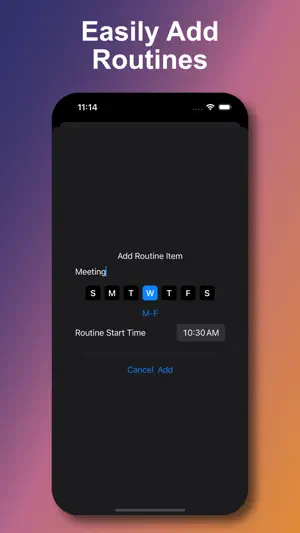 Simple Week Routine screenshot 2