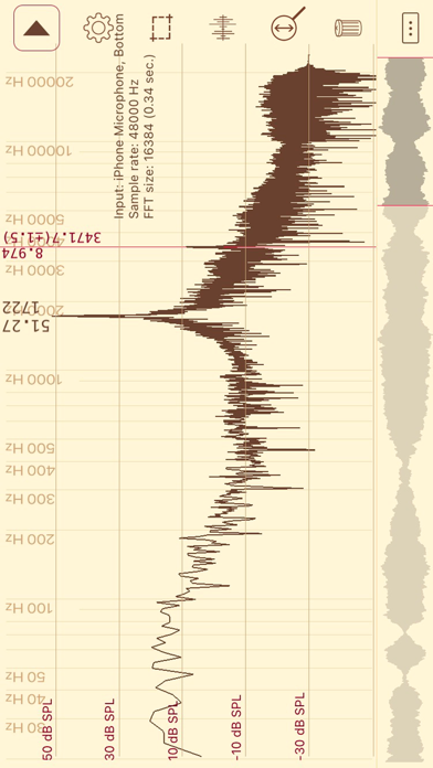 Sound Spectrum Analysis Screenshot
