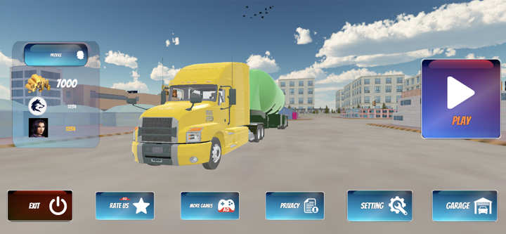Oversized Truck Driver 3D Sim screenshot 1