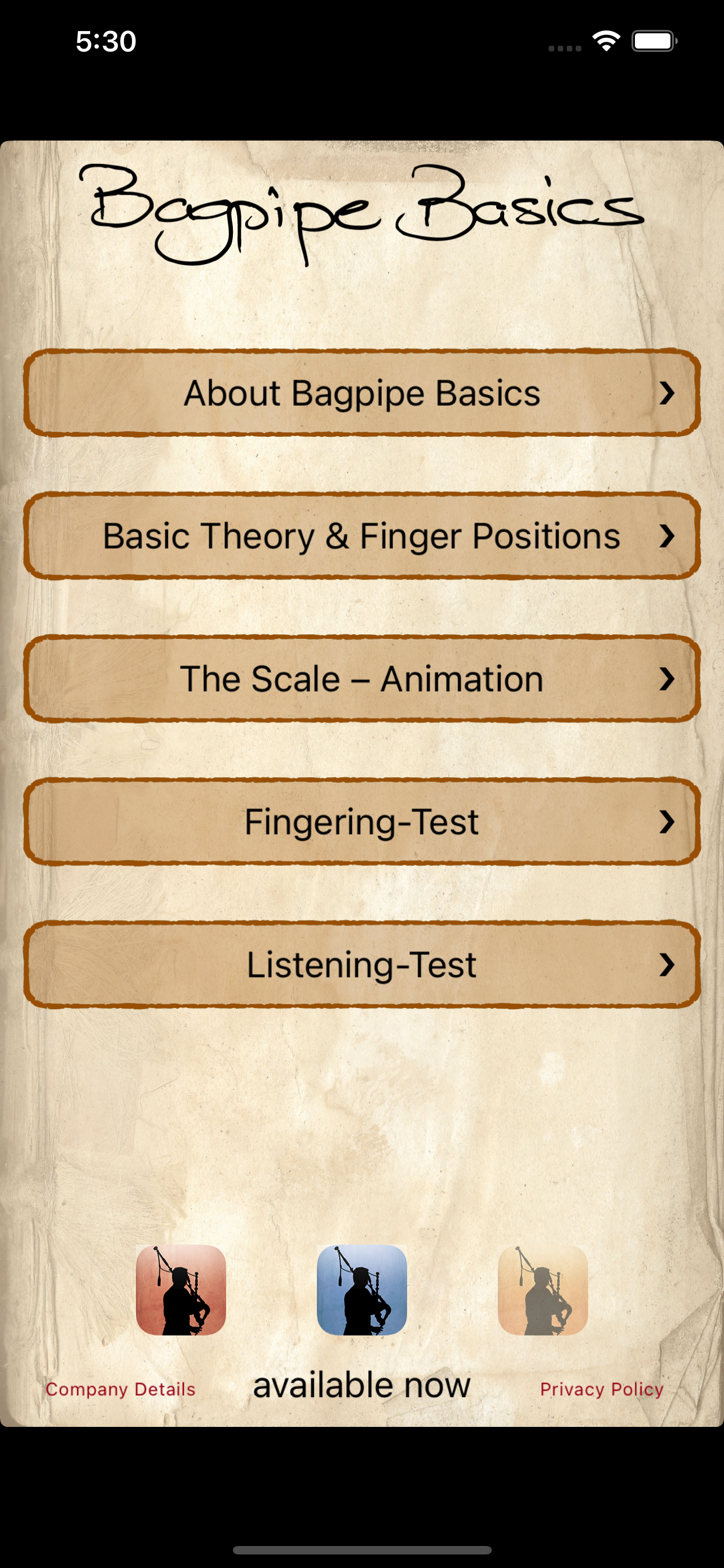 Bagpipe Basics