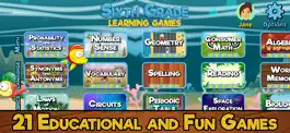 Game screenshot Sixth Grade Learning Games SE mod apk