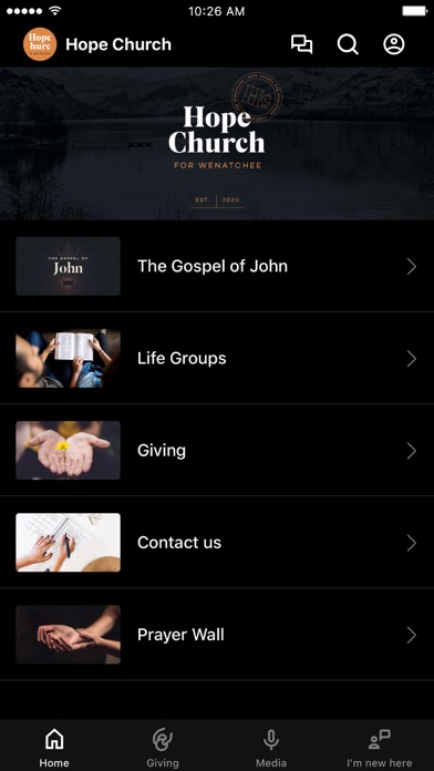 Hope Church For Wenatchee Screenshot
