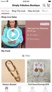 simply fabulous boutique iphone screenshot 2