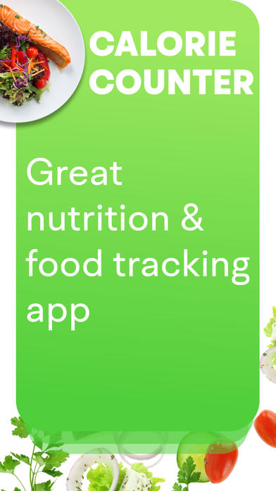 Screenshot #1 pour Calorie Counter - Food Tracker