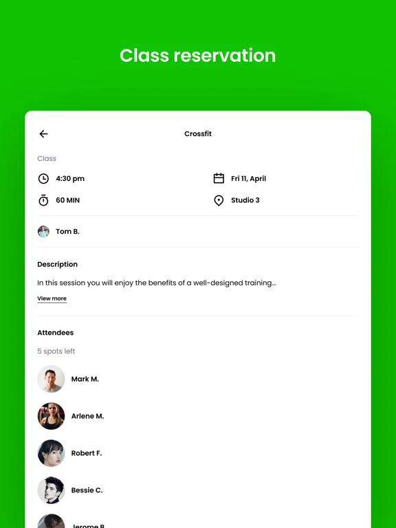 Fit Stop CrossFit iPad screenshot 4 - Health & Fitness app