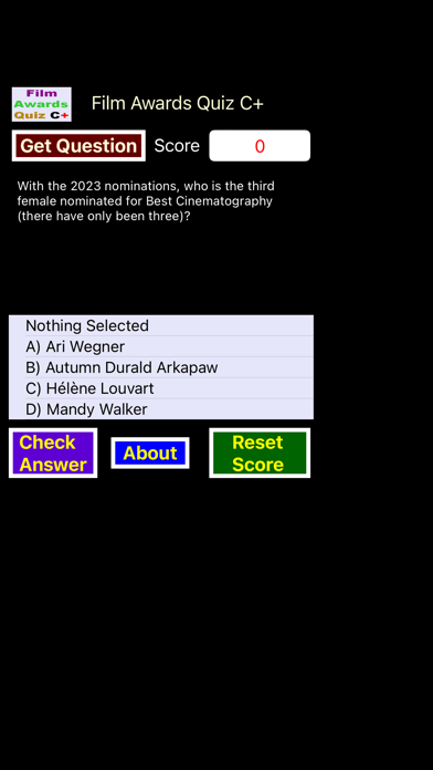 Screenshot #3 pour Film Awards Quiz C+