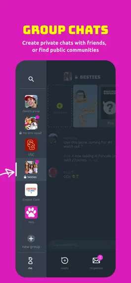 Game screenshot Oooh: way better Group Chats mod apk