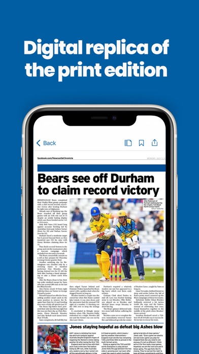 The Chronicle UK Newspaper Screenshot