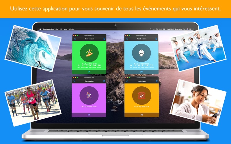 Screenshot #2 pour Compte à rebours Pro
