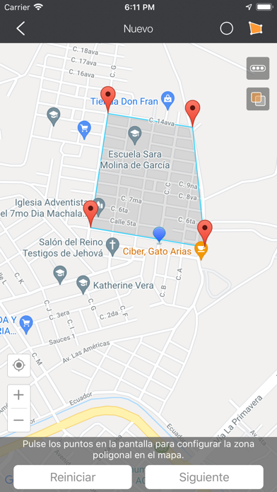 Machala GPS Screenshot