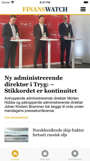 FinansWatch Norge screenshot 1