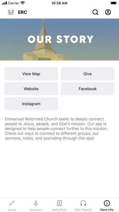 Emmanuel Reformed Church Screenshot