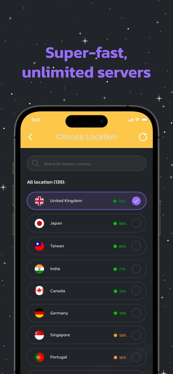 Stellar VPN Freedom Protect