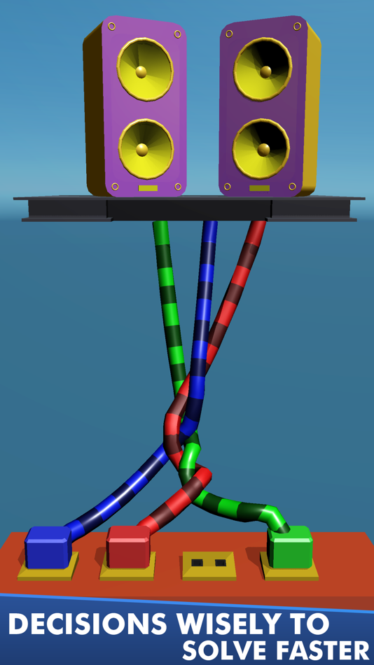 #7. Power Lines Tangle Puzzle Game (iOS) 来自: Atif Mumtaz
