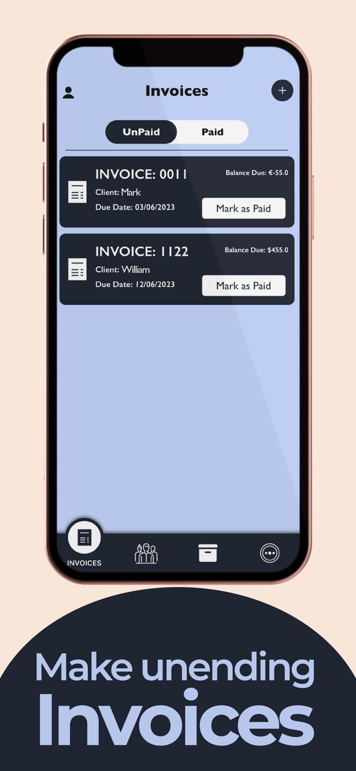Invoice maker and generator