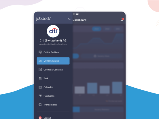 jobdesk® iPad screenshot 9 - Business app