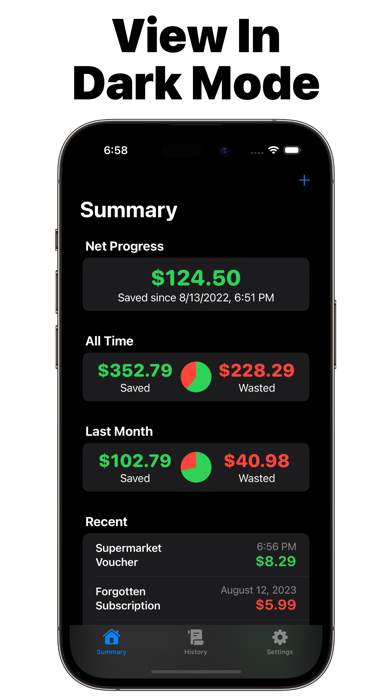 Money Habit Tracker: How Much? Screenshot
