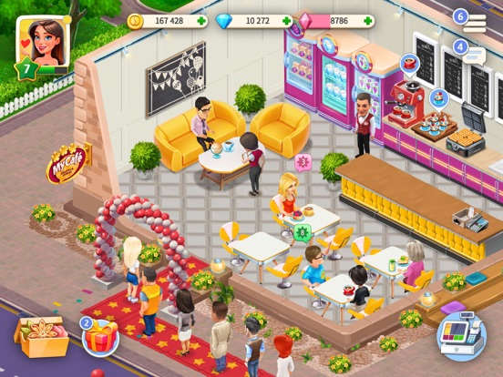 My Cafe — Restaurant Game iPad app afbeelding 7