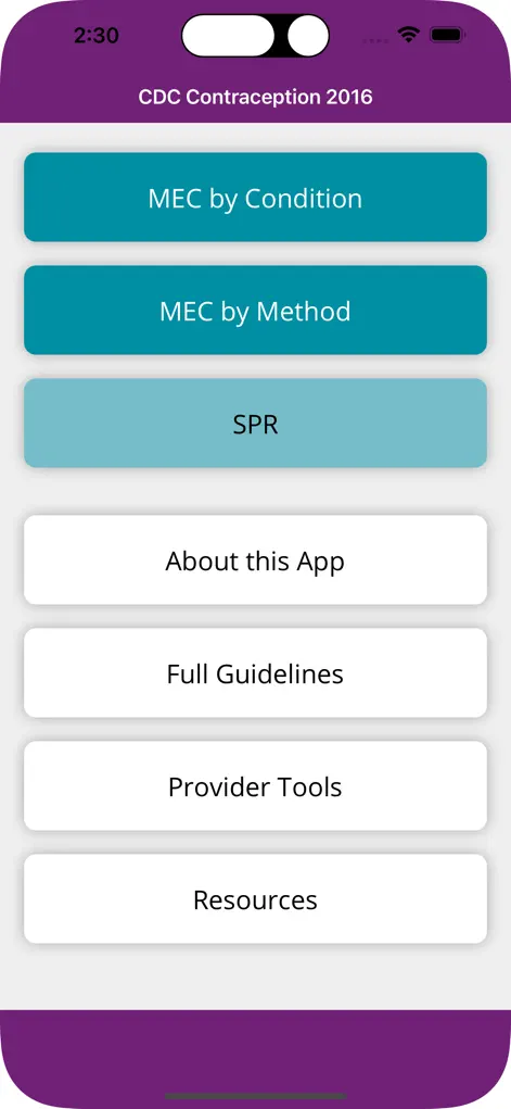 Contraception - App de Medicina | MWM