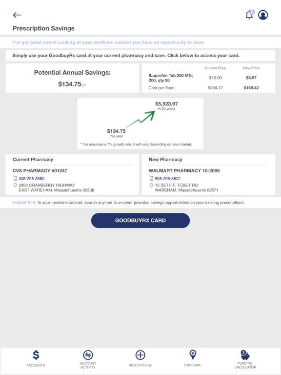 GGA myBenefits Mobile iPad screenshot 2 - Medical app