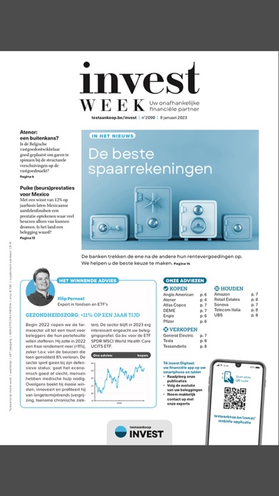 Testaankoop INVEST Digitaal Screenshot