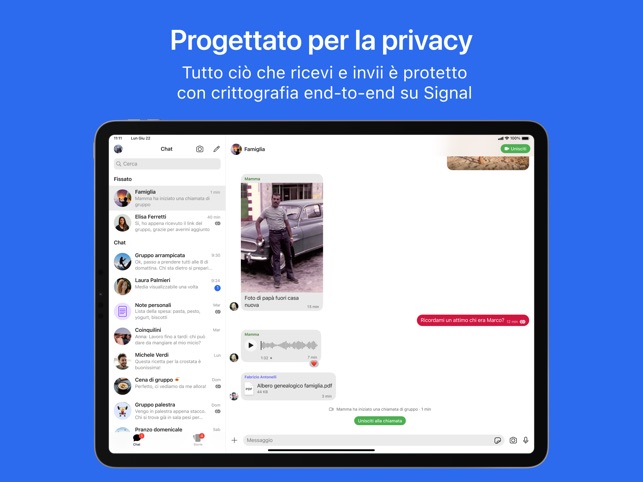 Signal - Chat private e sicure su App Store