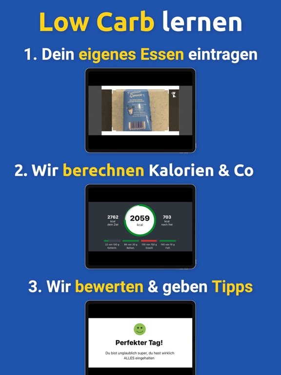 Screenshot #6 pour Low Carb Rezepte & Diät-App
