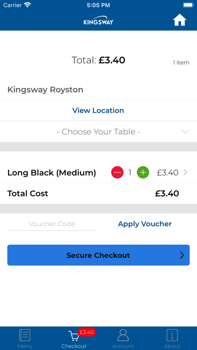 Kingsway Golf Centres Screenshot
