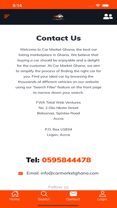 Car Market Ghana Screenshot