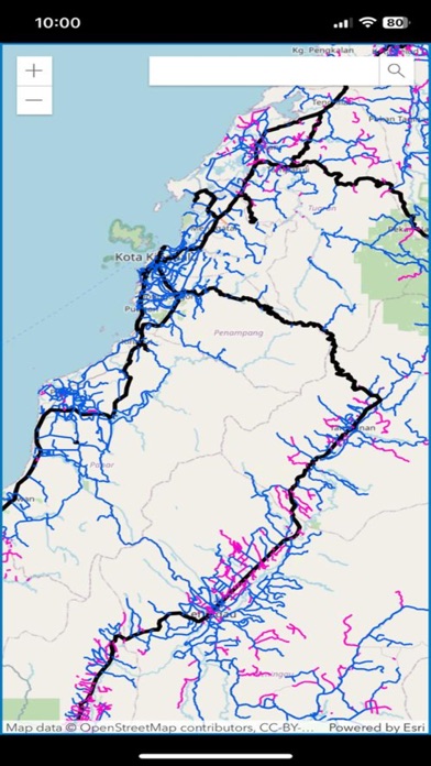 Sabah Public Road Map Screenshot