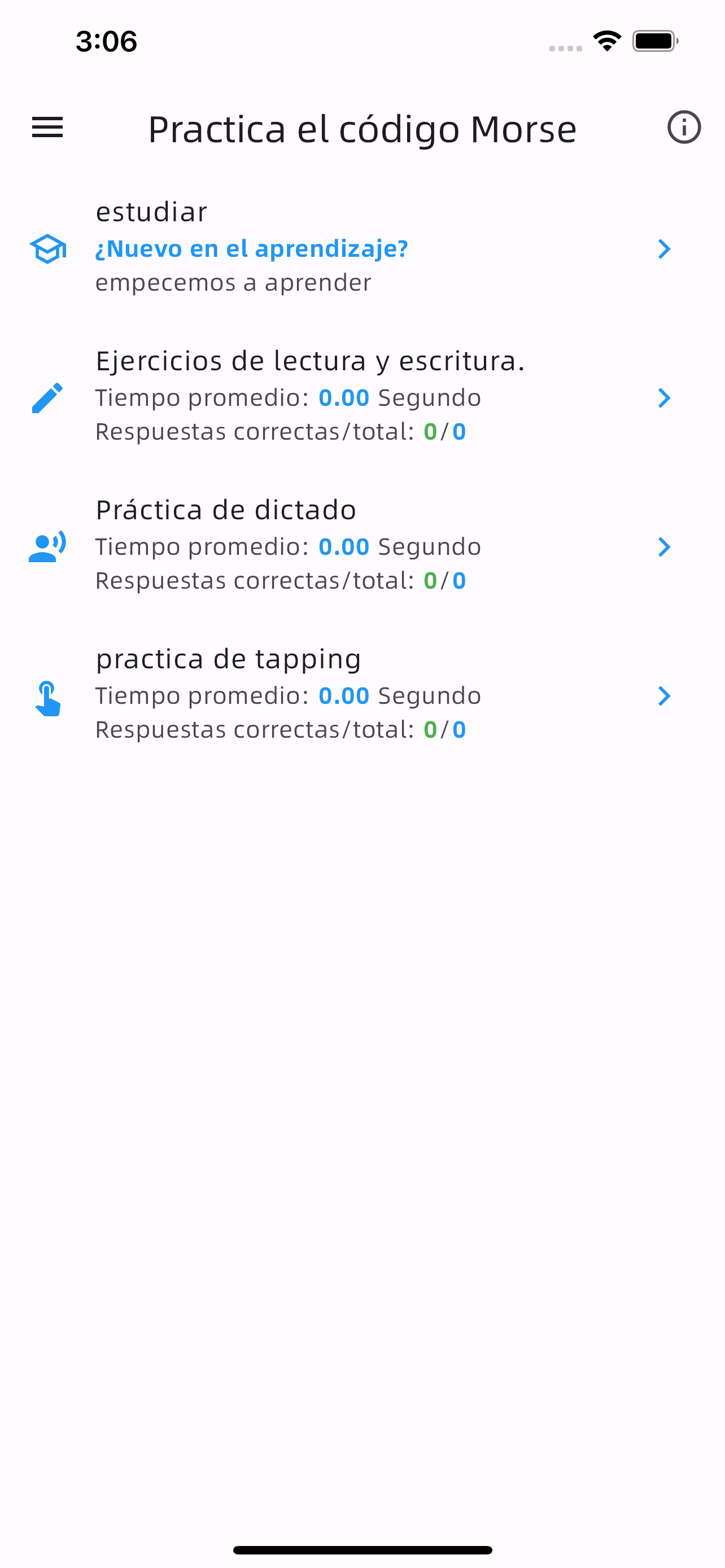 Practica el código Morse