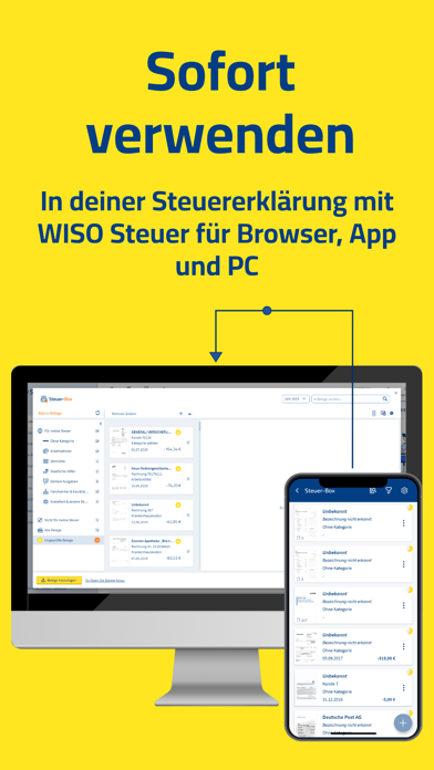 WISO Steuer-Scan Screenshot