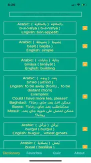 iraqi arabic dictionary iphone screenshot 1