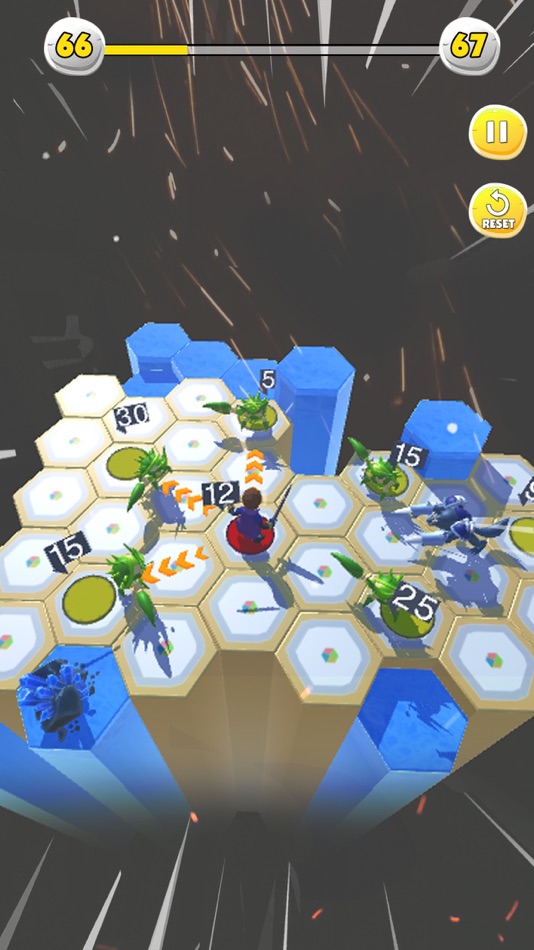 #2. Count Tap Attack (iOS) 来自: Black Chilli Games ( Top Free Addictive Arcade / Action 3D Car Racing Fun Game )
