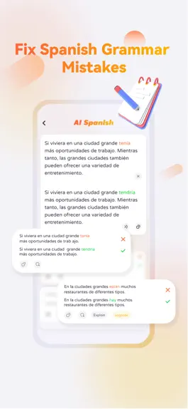 Game screenshot AI Spanish Grammar Checker mod apk